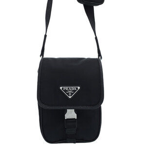 Prada ReNylon shoulder Crossbody Messenger black